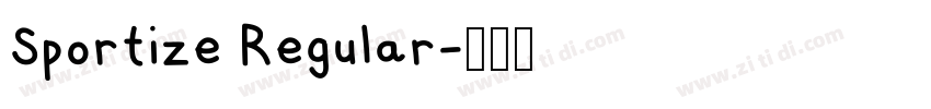 Sportize Regular字体转换